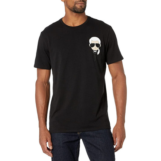 Playera Karl Lagerfeld Paris Kocktail Original Cara Izq Negr