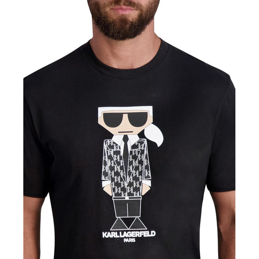 Playera Karl Lagerfeld Paris Kocktail Karl Negro  B0c8fw1477