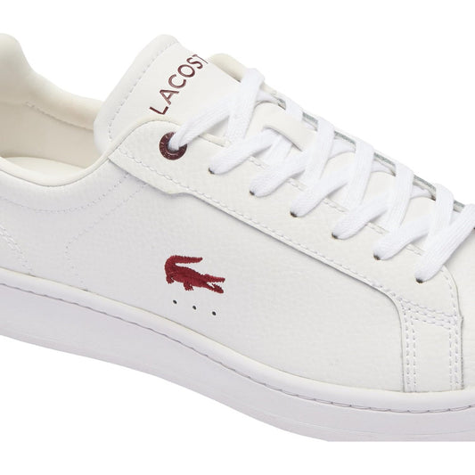 Tenis Lacoste Carnaby Pro De Piel Color Vino Modelo 47sfa0043
