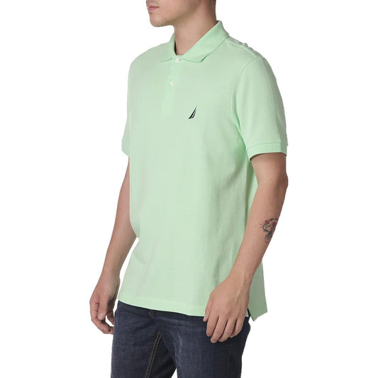 Playera Nautica Polo Pique Verde Agua Causal Marina Playa